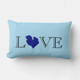 Cojín Lumbar Mi corazón Michigan