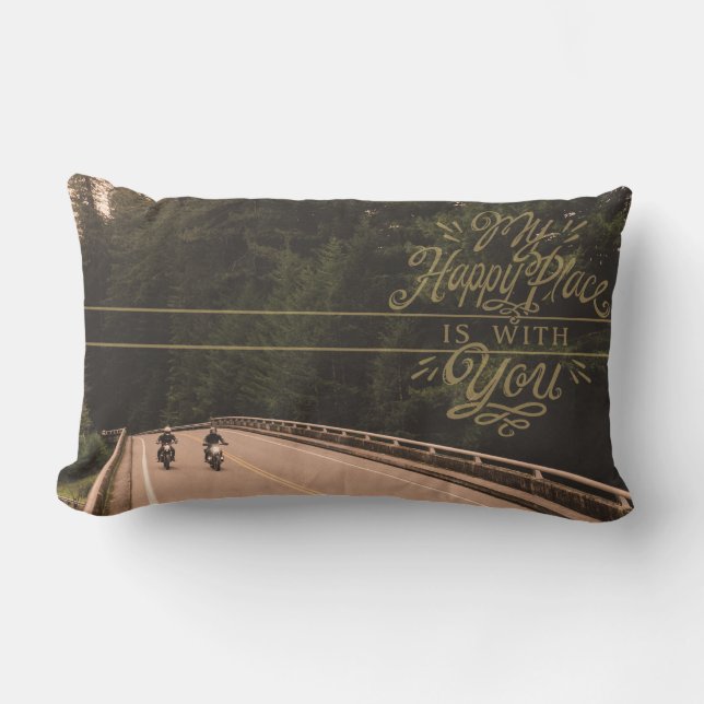 Cojín Lumbar Mi lugar feliz - 6 (Anverso)