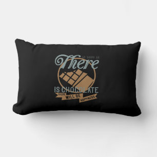 Cojín Lumbar Mientras Haya Chocolate, Habrá Happi