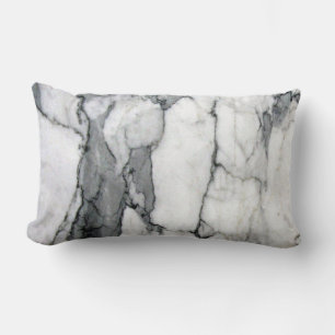 Cojín Lumbar mínimo escandinavo moderno moda gris mármol blanco