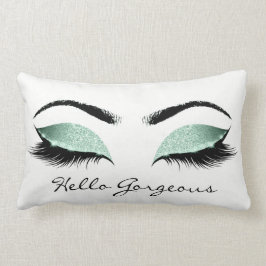 Cojín Lumbar Mint Aqua Tiffany Makeup Alboroto Hola Gorgeous