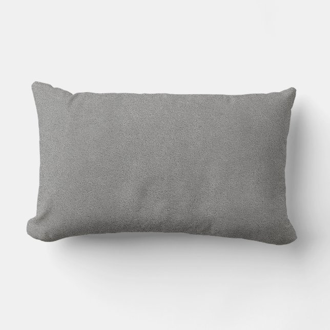 Cojín Lumbar Mirada gris de Ultrasuede (Anverso)
