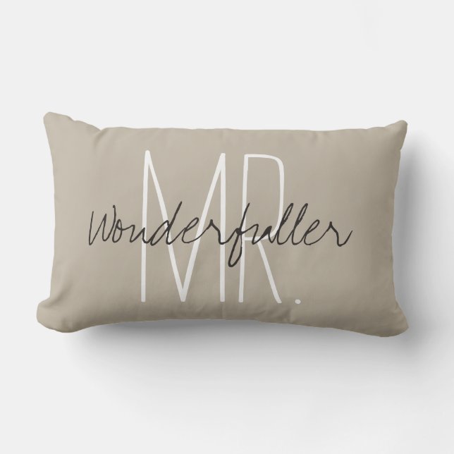 Cojín Lumbar MODA PILLOW_MR… Wonderfuller " (Anverso)