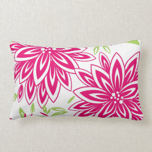 COJÍN LUMBAR MODA PILLOW_PRETTY 561 PINK/GREEN CALIENTE FLORAL
