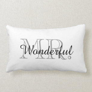 COJÍN LUMBAR MODA PILLOW_ " SR. WONDERFUL "