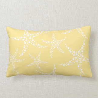 Cojín Lumbar Modelo amarillo y blanco de Sandy de las estrellas