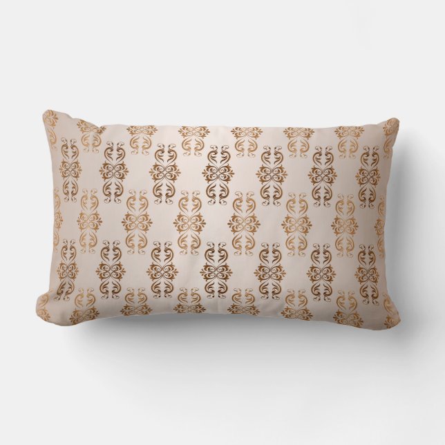 Cojín Lumbar modelo barroco del beige de la pendiente del (Anverso)