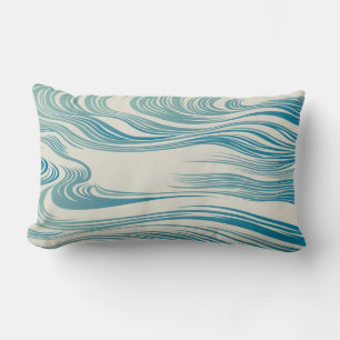 Cojín Lumbar Modelo de onda tradicional japonés