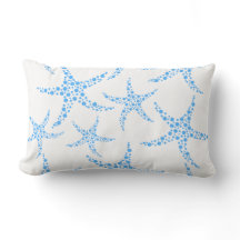 Modelo manchado de las estrellas de mar en azul y