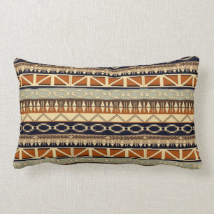 Cojín Lumbar modelo tribal africano étnico