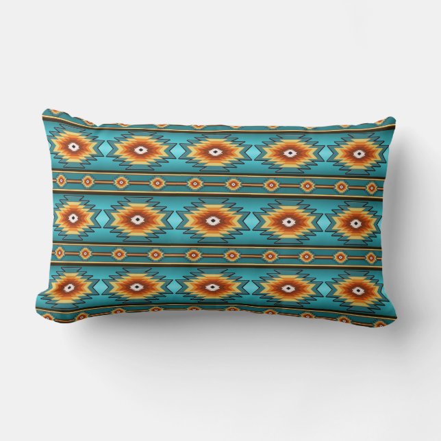 Cojín Lumbar Modelo tribal al sudoeste (Anverso)
