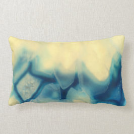 Cojín Lumbar Modelos poner crema azules del cristal de Geode de