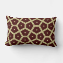 Cojín Lumbar Modern dark red throw pillow