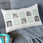 Cojín Lumbar Moderna fábrica de fotos de collage y regalo del D<br><div class="desc">En cuanto a un regalo del feliz Día del Padre, una moderna foto de collage podría ser una gran opción si tu padre disfruta de la fotografía o tiene un interés particular en el arte. Podrías elegir una selección de fotos que sean significativas para él, como retratos familiares o fotos...</div>