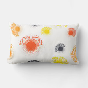 Cojín Lumbar Moderno, lúdico, animado, fresco, circular y geomé