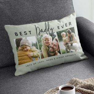 Cojín Lumbar Moderno Personalizado Mejor Papá del Mundo   3 Fot