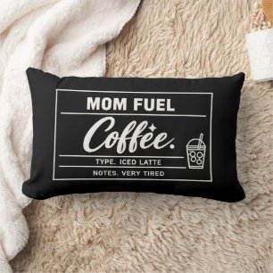 Cojín Lumbar Mom Fuel Latte Helado Día de la Madre