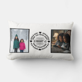 Cojín Lumbar Mom You Were Right Two Photo Modern Keepsake