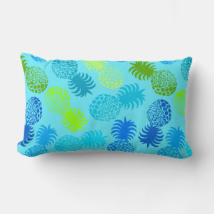 Cojín Lumbar Momona Hawaiian Tropical Piña Reversible