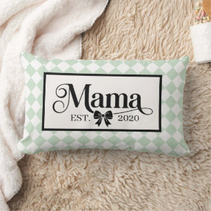 Cojín Lumbar Moneda personalizada Harlequin Mama Recuerdo