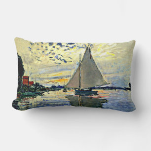 Cojín Lumbar Monet - Barco de vela en le Petit Gennevilliers