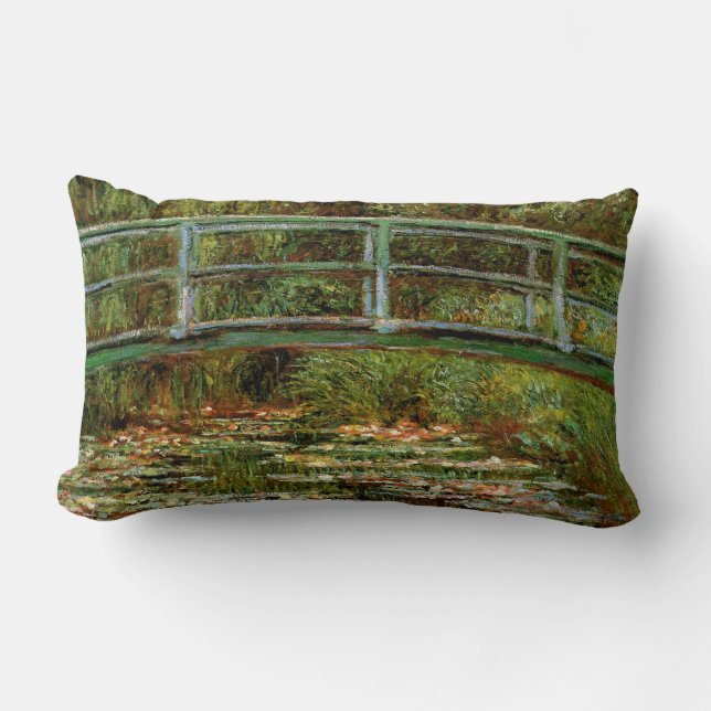 Cojín Lumbar Monet Puente Japonés Giverney (Anverso)