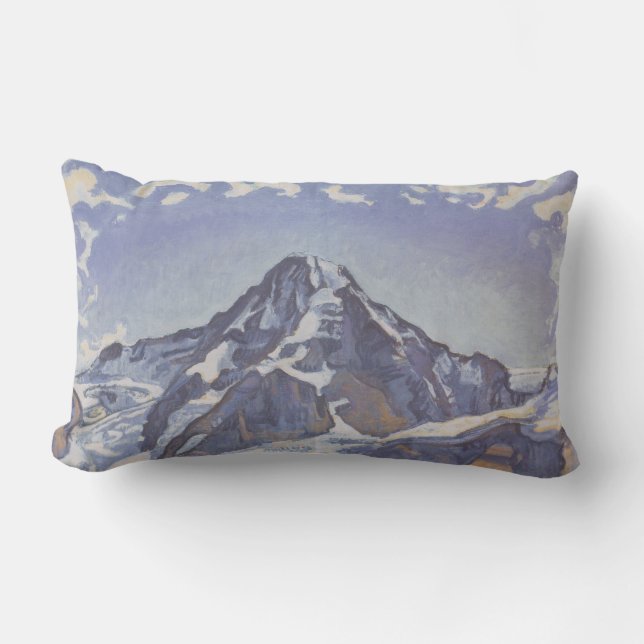 Cojín Lumbar Monje Monje Con Nubes (Ferdinand Hodler) (Anverso)