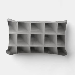 Cojín Lumbar Monocromo gris de negocios
