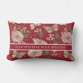 Cojín Lumbar Monograma florero botánico moderno