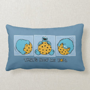 Cojín Lumbar Monstruo de las Galletas   Así Rueda La Cosa