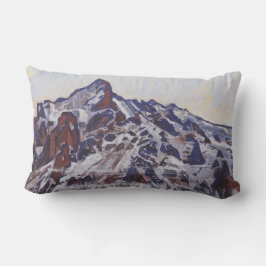 Cojín Lumbar Montaña de los humedales (Paisaje de invierno neva