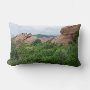 Cojín Lumbar Montañas Rojas Rojas Ridge y Valle