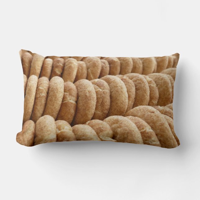 Cojín Lumbar Montones de Snickerdoodles (Anverso)