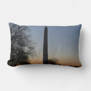 Cojín Lumbar Monumento a Washington al atardecer en DC
