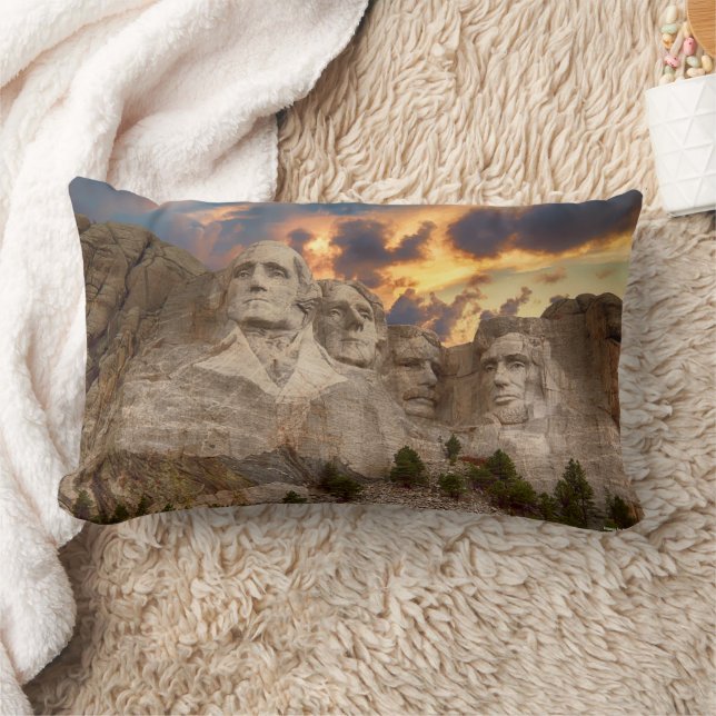 Cojín Lumbar Monumento Nacional de Mount Rushmore (Manta)