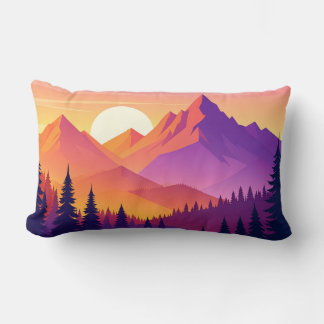 Cojín Lumbar Mountain Adventure Pillow - Hiking Outdoor Nature 