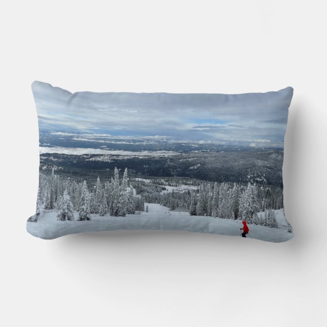 Cojín Lumbar Mountain Throw Pillow  (Anverso)