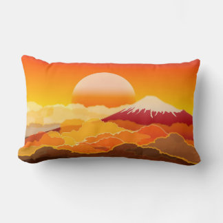 Cojín Lumbar Mt. FUJI y SUNSET Lumbar Pillow Japón