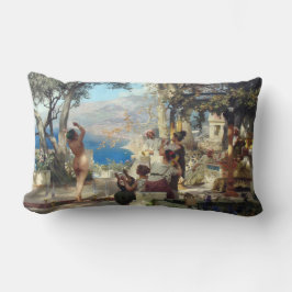 Cojín Lumbar Mujer bailando entre dagas