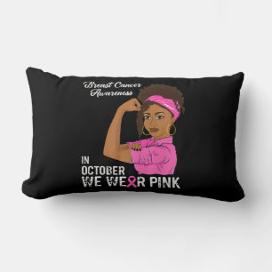 Cojín Lumbar Mujeres Concienciación Sobre El Cáncer De Mama En