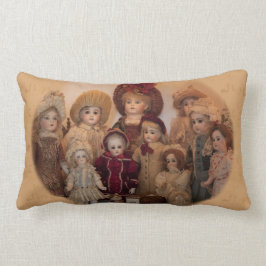 Cojín Lumbar Muñecas y amigos franceses