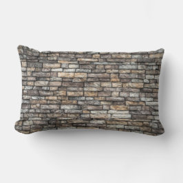 Cojín Lumbar Muro de piedra gris