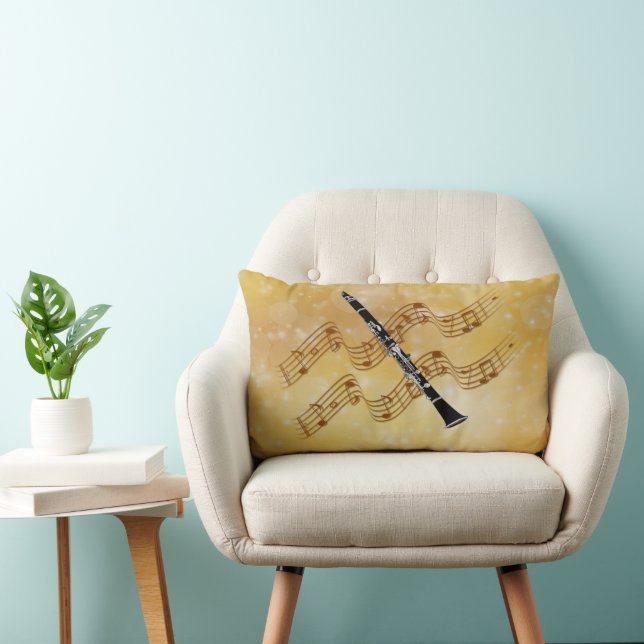 Cojín Lumbar Música Clarinet (Silla)