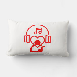 Cojín Lumbar Música de corazón