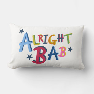 Cojín Lumbar Muy bien Bab Black Country Words Cushion