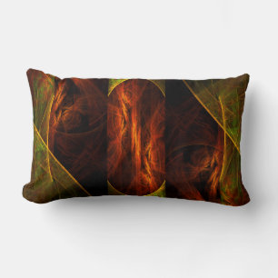 Cojín Lumbar Mystique Jungle Resumen Art Lumbar Pillow
