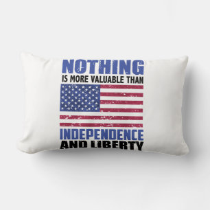 Cojín Lumbar Nada es más valioso que la independencia y la flex