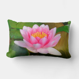 COJÍN LUMBAR "NAMASTE-PINK WATER LILY" (FOTOG.)