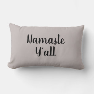 Cojín Lumbar Namaste Yall Script Yoga Pillow