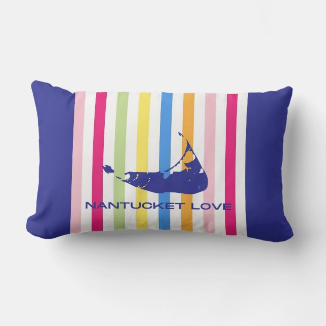 Cojín Lumbar Nantucket Love Lumbar Pillow (Anverso)